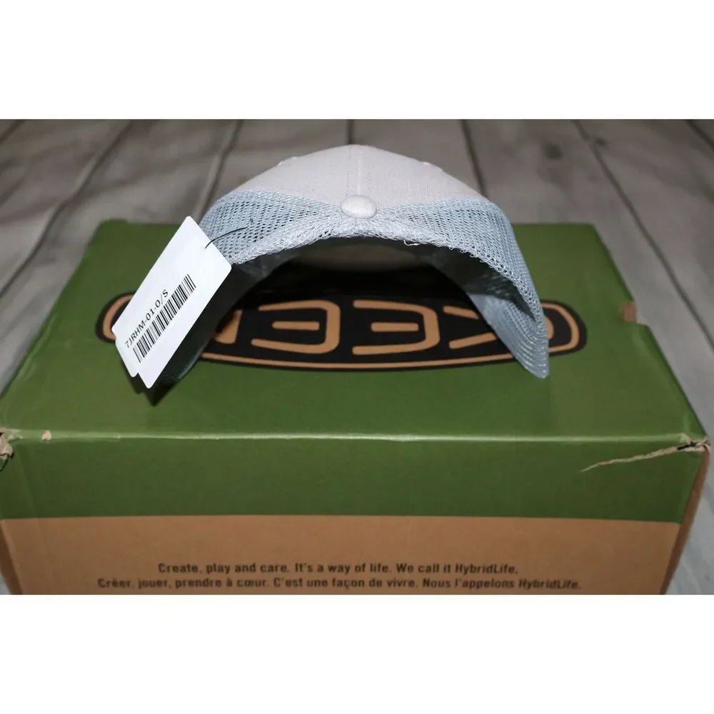 NEW Topo Designs Trucker Hat Cap Snapback Gray Original Logo Patch One Size